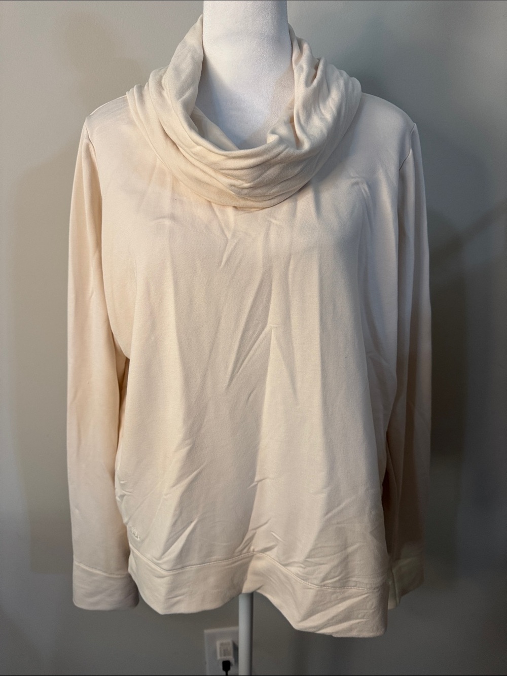 Ralph Lauren Ivory Cowl Neck Pullover